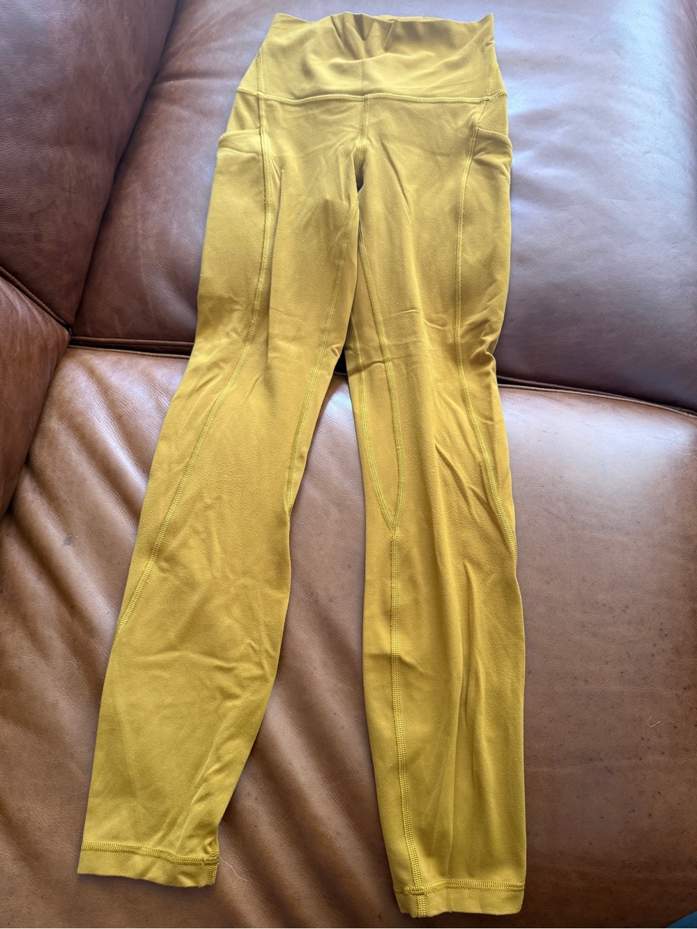 lululemon athletica High-Waist Leggings - Mustard